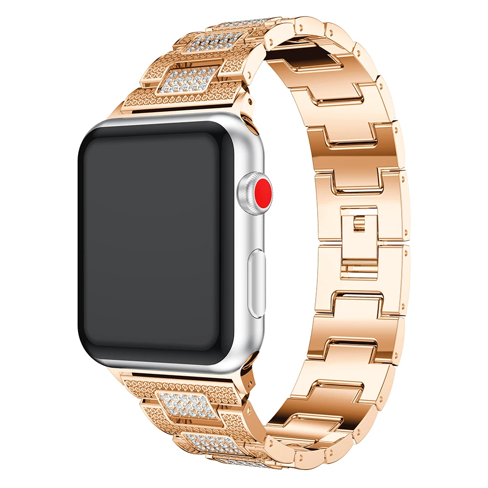 

Butterfly for Apple Watch 4 Band 44mm 40mm Bands 4 3 2 1 Stainless Steel Straps for Apple Watch Strap 44mm 42mm 38mm Metal Gold