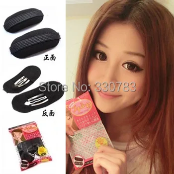 2pcs Pack Volume Black Bumpit Hair Pad Bump Up Bumpits Princess