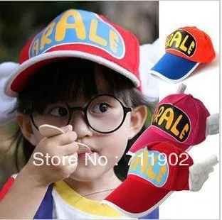 

10pcs free shipping/Arale angels baseball cap, winged cap, children cap