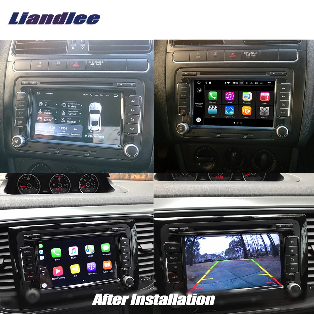 Cheap Liandlee For Volkswagen VW Tiguan 2007~2014 Android Car Radio CD DVD Player GPS Navi Navigation Maps Camera OBD TV Screen 4