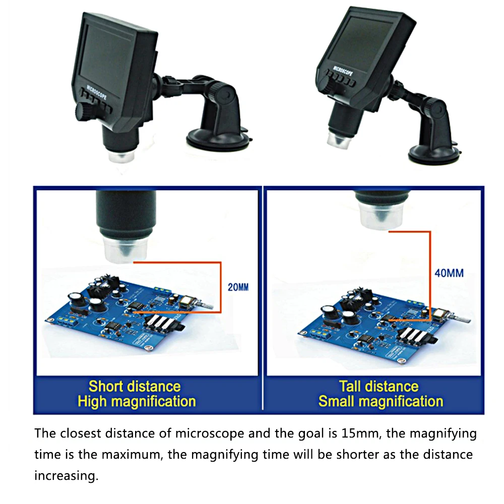 1-600x G600 цифровой микроскоп 4," lcd USB microscopio видео камера рекордер HD 3,6 мегапикселей с 1080P/720 P/VGA широкое использование