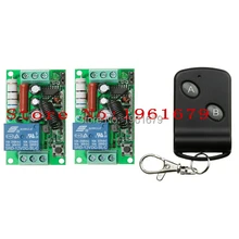 RF беспроводной пульт дистанционного управления AC 220 V 10 A 1 канал 2 приемник+ 1 передатчик обучающий код простая работа