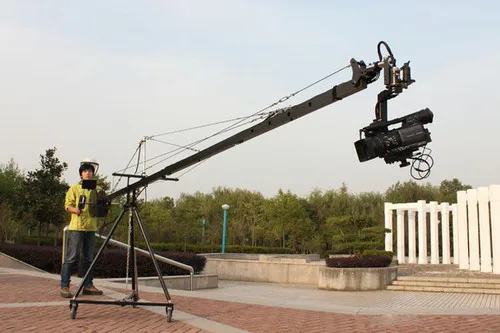 

15.8ft Pan Tilt Head 5 kilo Camera Crane Jib Arm Jibs Video 7 Inch HDMI Monitor Kit