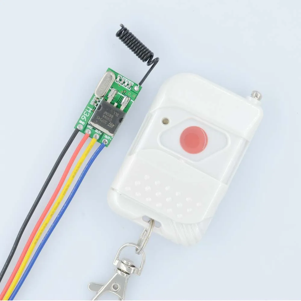 

DC6V 8.4V 7.6V 9V 12V 24V 16V 36V Mini Mos Receiver Micro Wireless Receiver Transmitter No Sound Remote Control Switch