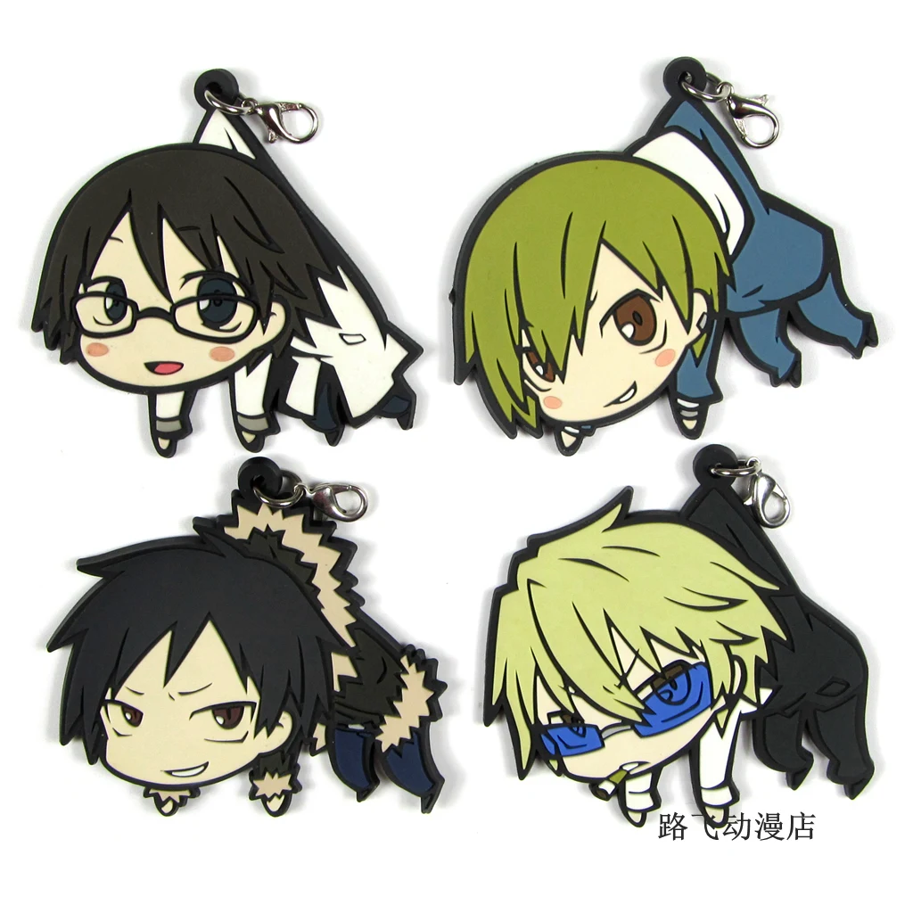 Экшн фигурка DRRR аниме модель Ryugamine Mikado Orihara Izaya Kishitani Shinra Heiwajima Shizuo резиновый брелок