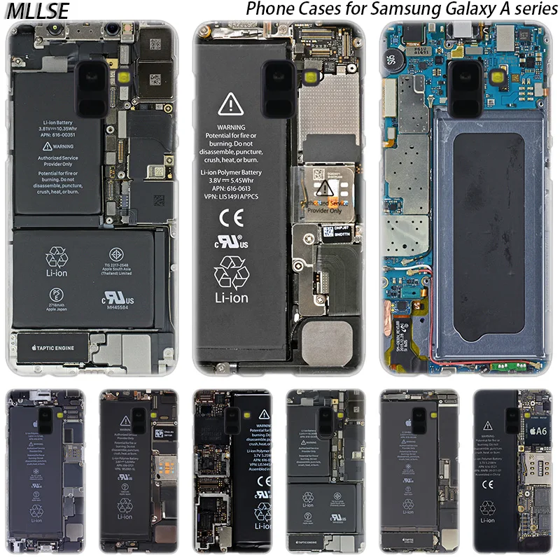 

MLLSE Chip Internal Board Hard Case for Samsung Galaxy A10 A20 A30 A40 A50 A70 A20E A2 CORE M10 M20 M30 Hot Fashion Cover