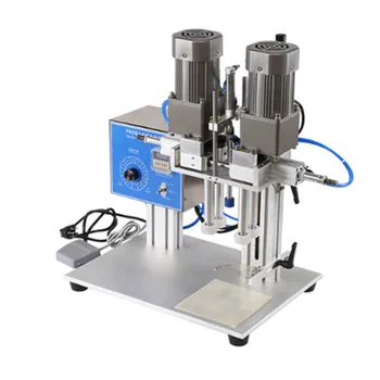 

Desktop Screw Bottles Cap Sealing Machine Capping Machine Capper aluminum alloy Dual motor guarantees multi-function control