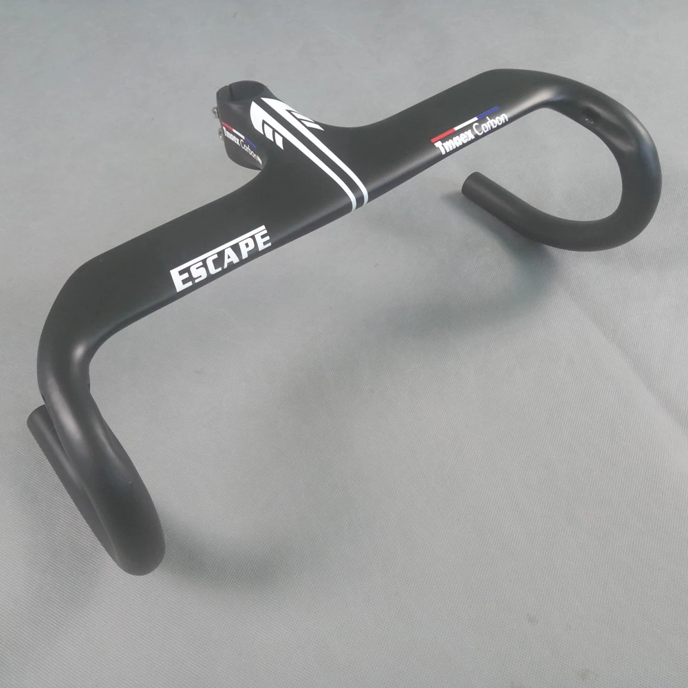 Bicycle Handlebar Carbon fibre road integrated handlebar stem matte ud racing cycling 400/420/440mm