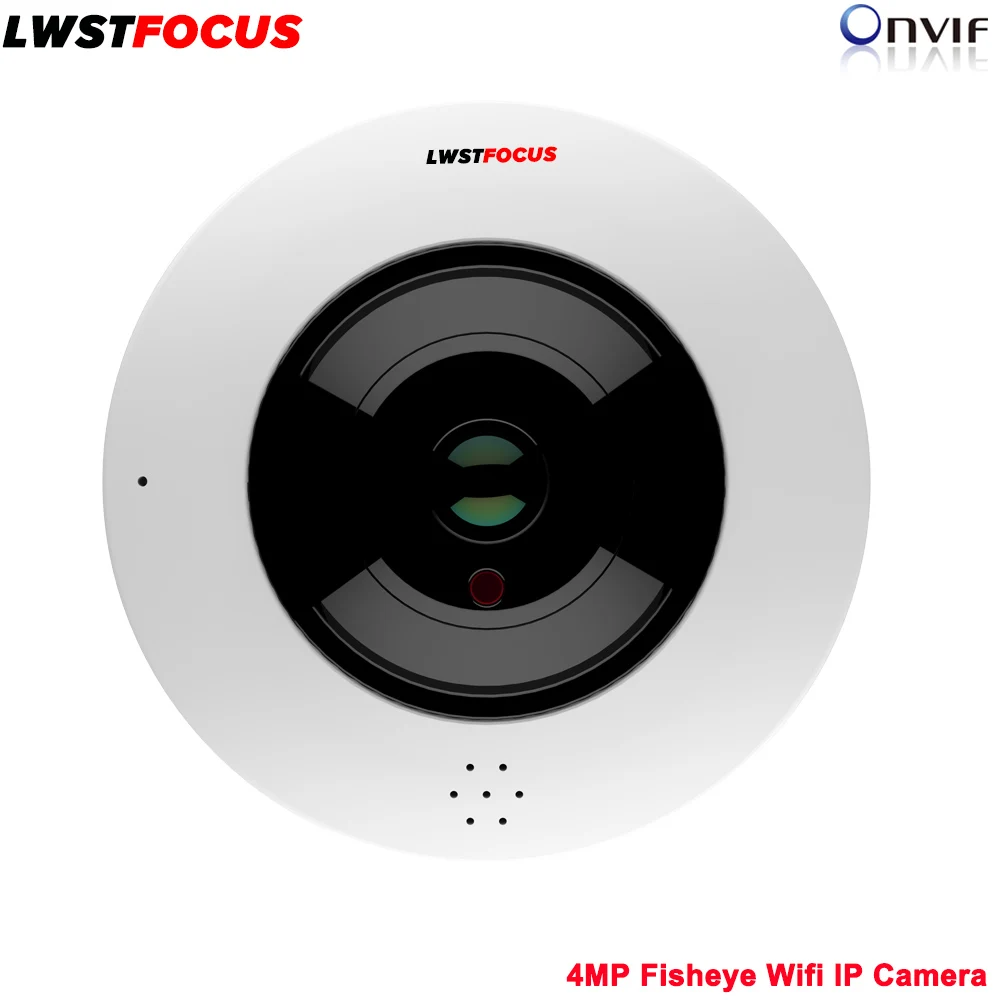 4MP Panorama POE WIFI Fisheye IP Camera built-in MIC SD Card Slot Audio Alarm Interface 360 Degree Wide Angle Nightvision CCTV 4MP Panorama POE WIFI Fisheye IP Camera built-in MIC SD Card Slot Audio Alarm Interface 360 Degree Wide Angle Nightvision CCTV