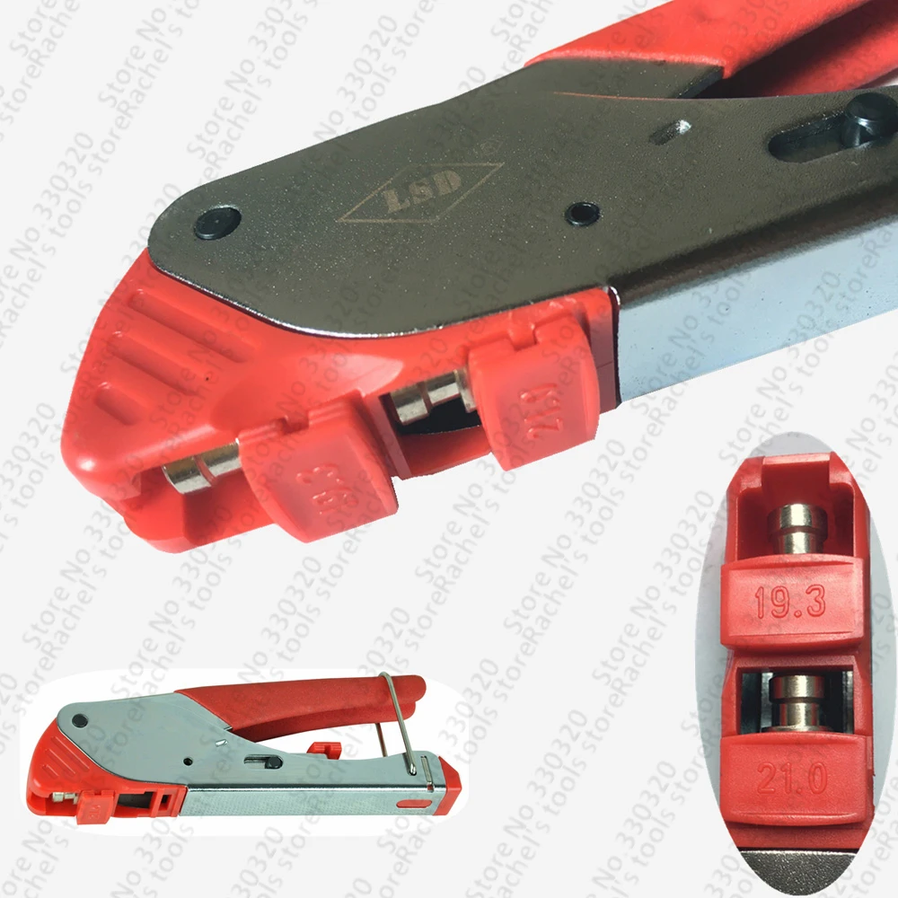 

LS-H518E compression network tool for RG59/RG6 F compresion connectors crimping tools