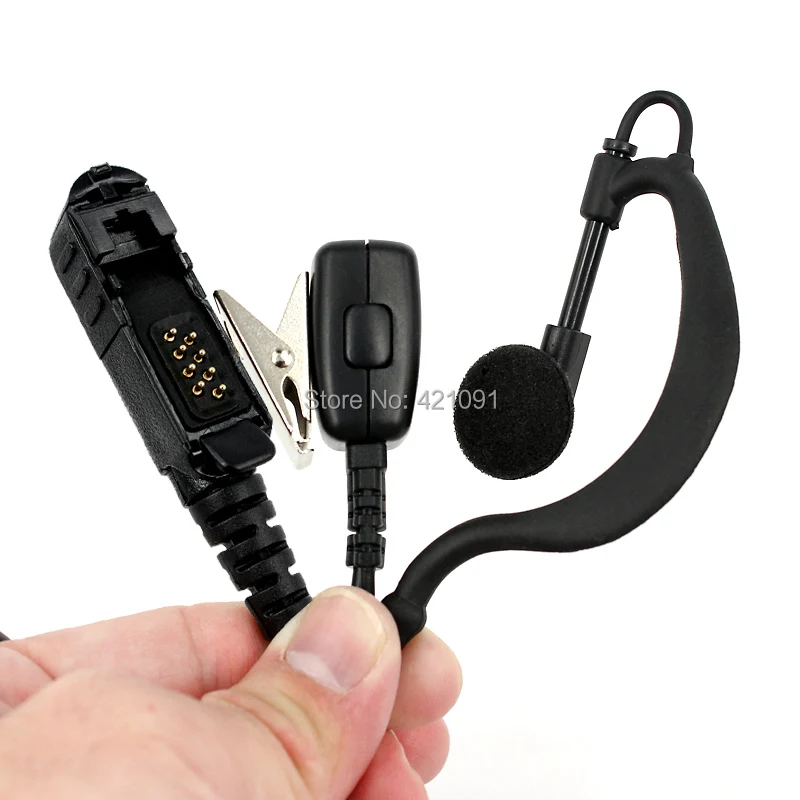 Telescopic line Earhook Earpiece for Motorola Walkie Talkie P6600 4 IMG_0085