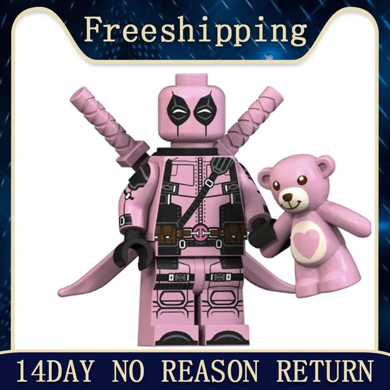 

Marvel Super Heroes Deadpool 2 Action Figures Model Antiheroes Building Blocks DIY Toy for Children gifts XP035