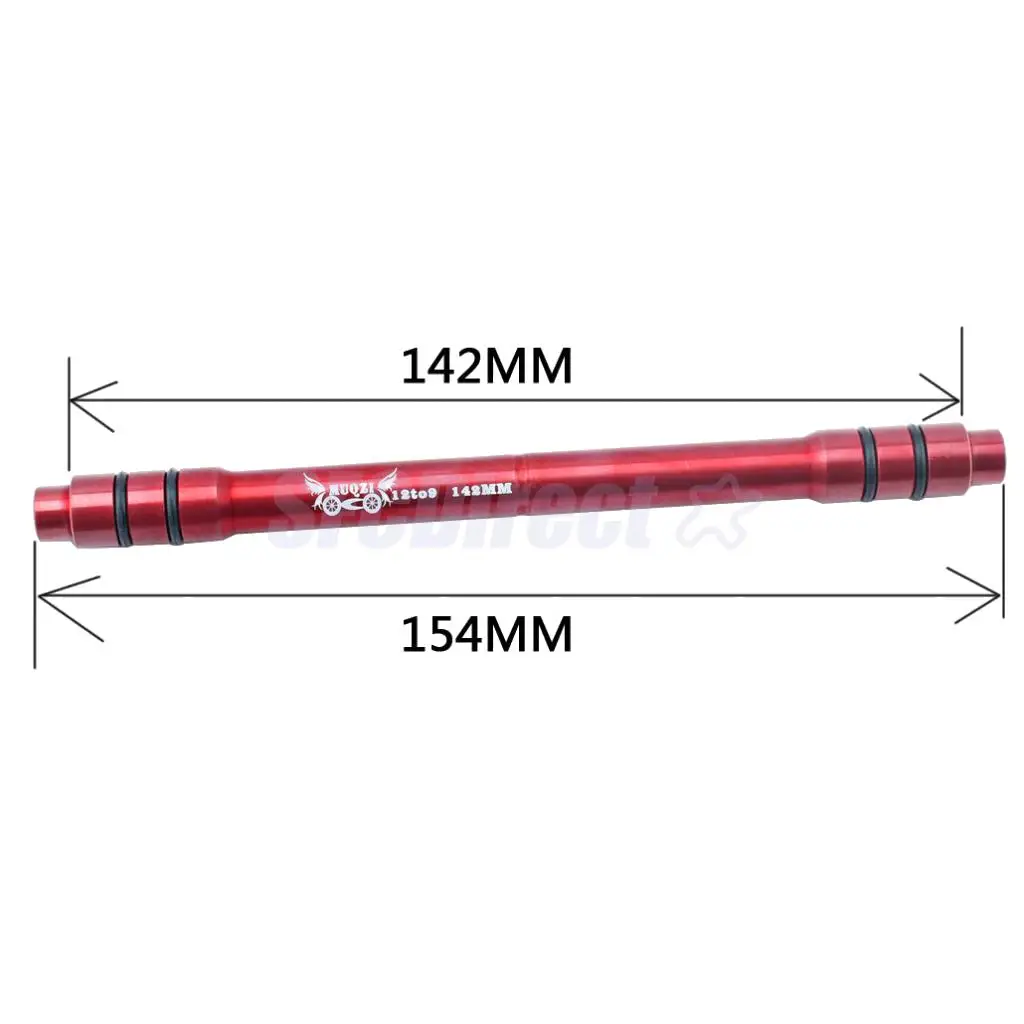 Bike Bicycle 15mm to 9mm and 12 to 9mm Thru Axle Quick Release Hub Conversion Skewer Adapters Front Wheels Adapter