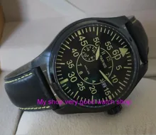 44mm Parnis Sapphire Crystal Japanese 8255 automatic Self-Wind Movement Men’s Watch Luminous Mechanical watches PVD case
