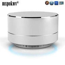 Беспроводной Bluetooth динамик мини портативный динамик металлический сабвуфер MP3 музыкальный плеер Поддержка TF карта usb для Iphone Android телефон