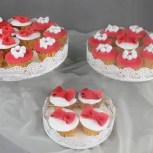 3 шт. подставка для торта/поднос для торта с кружевом для свадебного украшения 6/8/10 дюймов