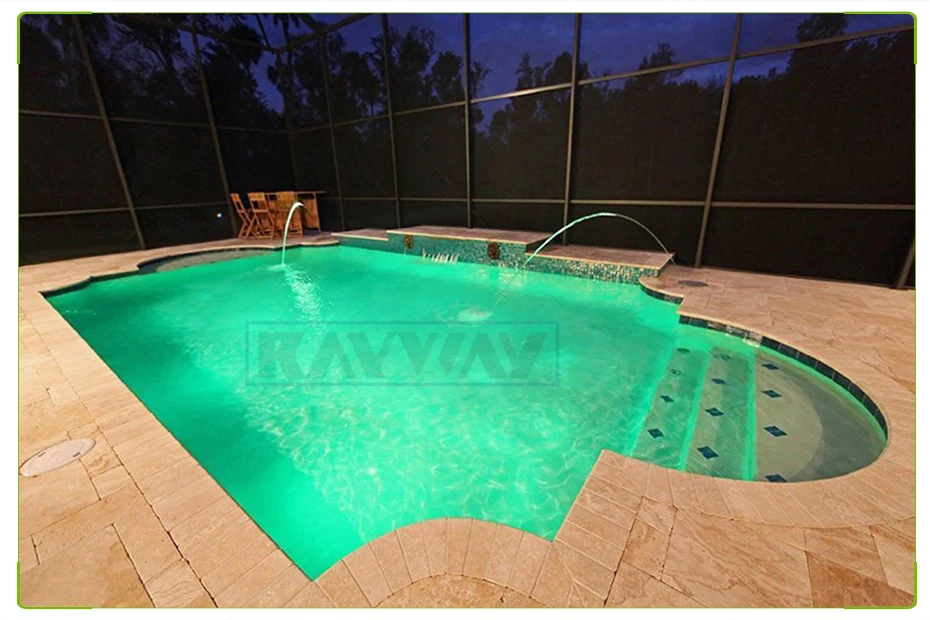 Holofotes de Controle Remoto à Prova Piscina Lâmpada Luzes Lagoa Subaquática d' Água ac - dc 12v Iluminação Fonte 54w Rgb Ip68 17 D' Água AC DC 12V Iluminação fonte