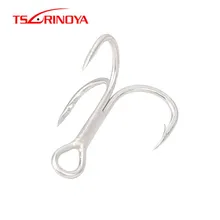 TSURINOYA 5 шт./лот 10#8#6#4#1# высокоуглеродистой сталь заточенные колючие ВЧ Крючки Рыбалка Бас Крючки снасти инструменты Anzol