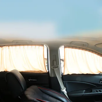 

2pcs/set Elastic Car Side Window Sunshade Cover Sunshade Curtains Auto Windows Sun Visor Blinds Cover 3 colors