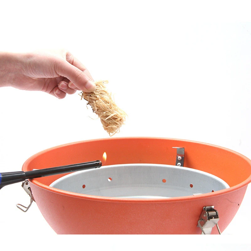 Combustion Apparatus BBQ Fire Wood Outdoor Cooking Accessoires Wood Cookware Tools Charcoal Helper Wax Batten Grill Tool