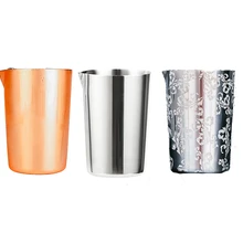 Нержавеющая сталь, олово для перемешивания, 500 мл, смешивающее стекло, Предпочитаемое профессионалами и любителями