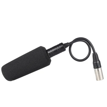 

Video Recording Interview Photography Stereo Condenser Unidirectional Microphone Mic for Sony Panosonic Camcorders XLR Interface