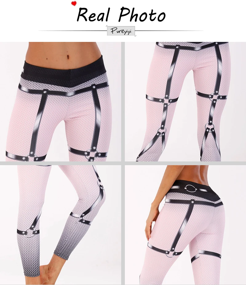 sexy Women Yoga Pants Elastic Fitness Sport Leggings Tights Slim Running Sportswear Quick Drying printed Training Trousers (11)