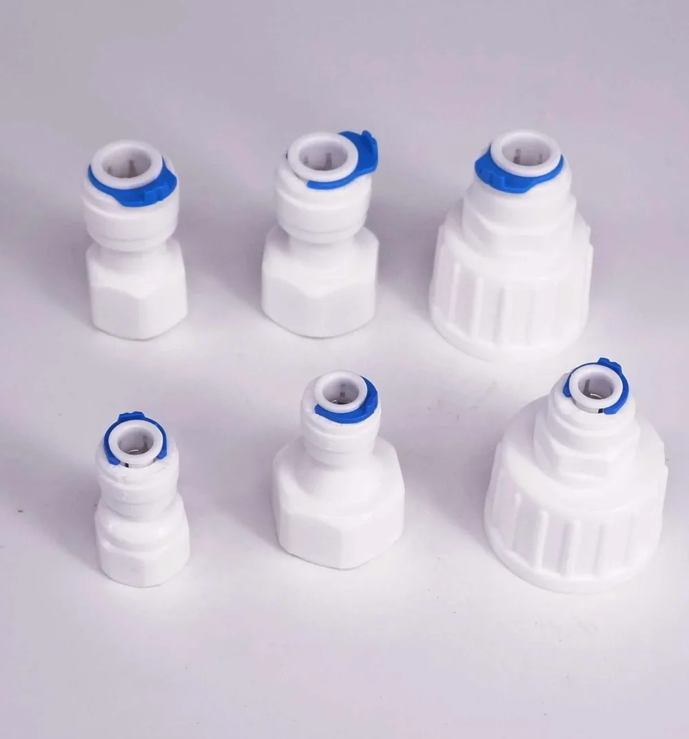 Hose Pipe Fitting for 1/4" 3/8" OD Tube Pushfit To BSP Female