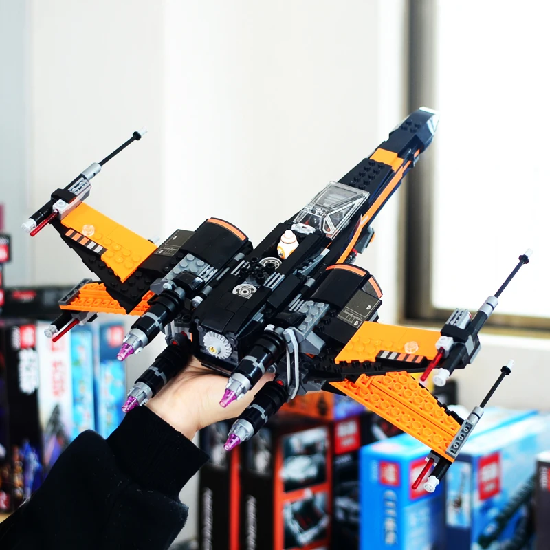 

05004 Star wars First Order Poe's X-wing Fighter model building blocks bricks Toy compatiable legoes gift kid star wars set boy