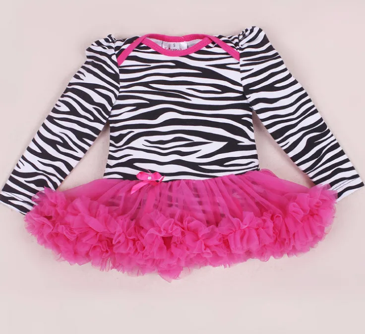 First Birthday Costumes For Baby Girls Cute Rompers infant Lace Ruffle Princess Jumpsuits Newborn Flower Leopard Dress Wedding