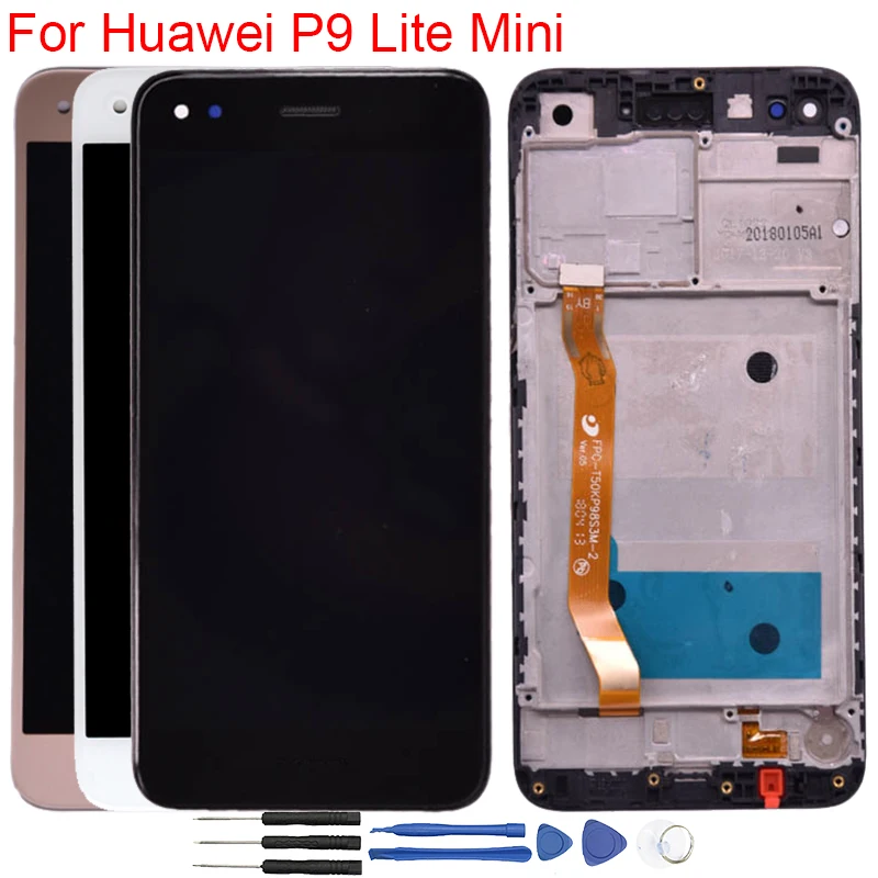 

Y6 Pro 2017 LCD For Huawei P9 Lite Mini LCD Display Touch Screen With Frame Digitizer Assemble For Huawei Y6 Pro 2017 Display