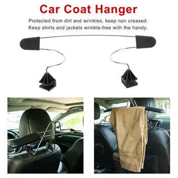 

Stainless Steel Car Coat Hanger Auto Seat Headrest Clothes Suits Holder Hook Accessories Car Styling Stowing Tidying