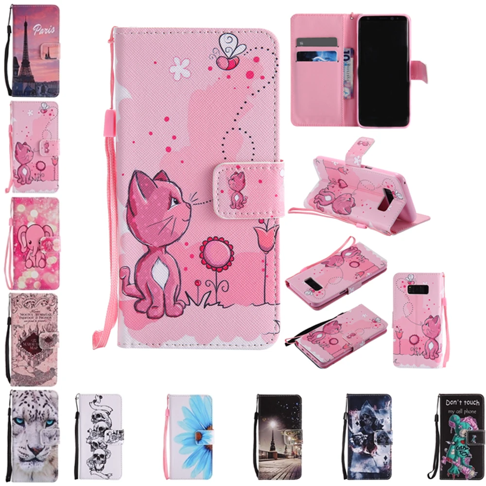 Luxury Pattern Leather Flip Case For Sony Xperia Z5 XA Ultra XZ X Performance Smartphone Wallet Stand Cover With Card Holder | Мобильные