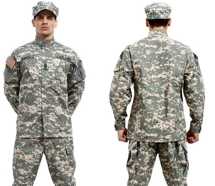 Новая военная форма для мужчин армейская тактическая спецназ ACU Militar солдат для мужчин боевая одежда комплект брюк камуфляжная форма - Цвет: 6