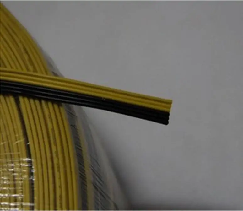 5M/1LOT 18AWG UL1007 6P Parallel cable Environmental Electronic power Wire (3 black paralleling 3 yellow)