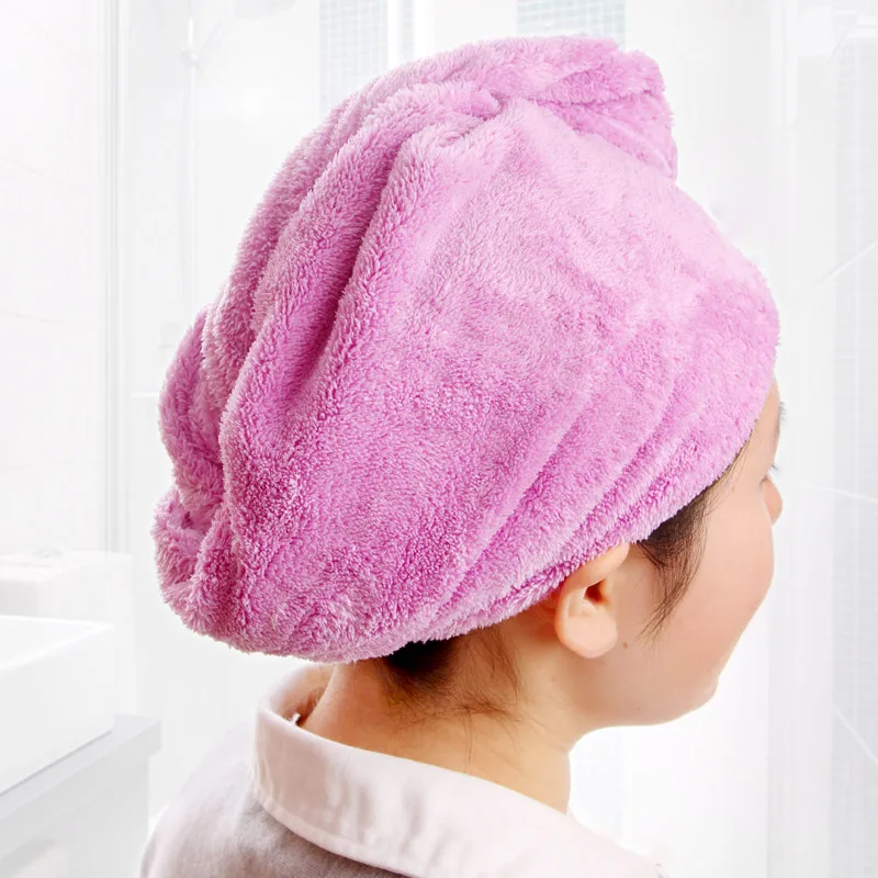 1 шт. полотенце для волос из микрофибры|microfiber fabric|hair drying hattowel quick dry |