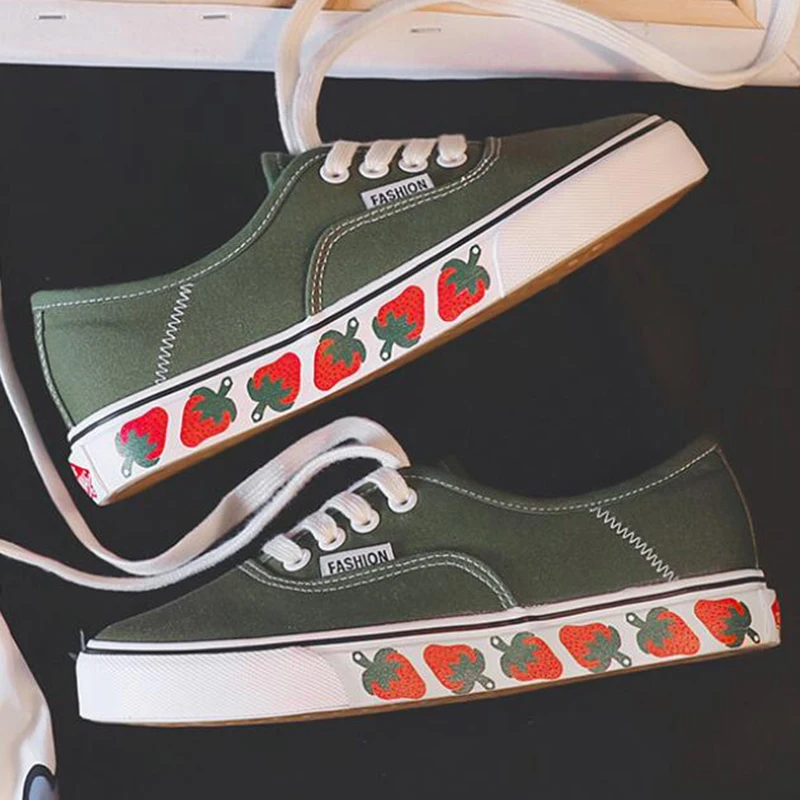 olive green canvas shoes