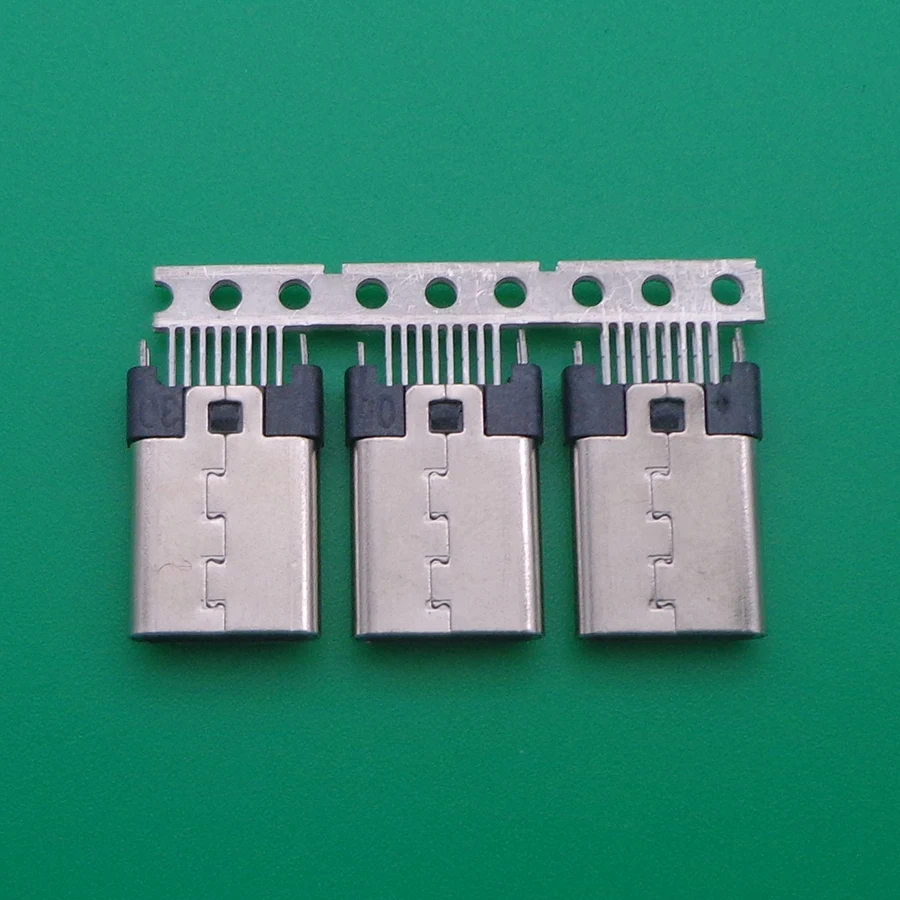 20 100 шт. 20pin штекер USB 3 1 Type C типа штекер/розетка сварка Тип SMT зарядный порт питания