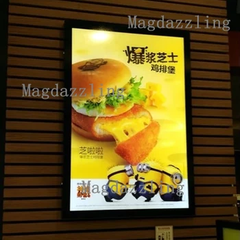 

Slim LED Lighted Up Menu Board A2 Aluminum Clip Frame Restaurant LED Menu Signs Advertising Light Box