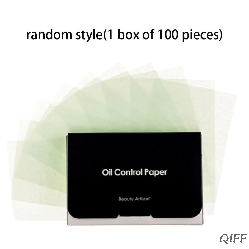 

100Pcs/Pack Disposable Oil Absorbing Face Paper Deep Cleansing Tissue Wipes Green Tea Bamboo Charcoal Makeup Beauty Random Type