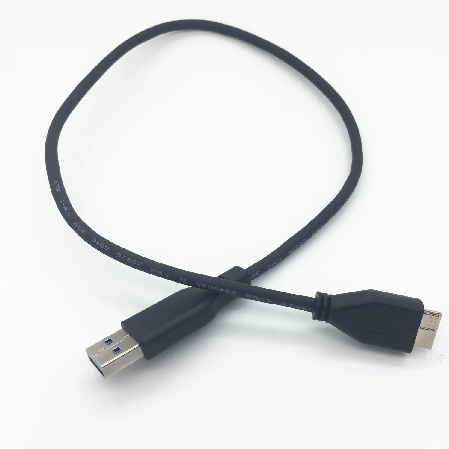 

Free Shipping Usb3.0 Data SYNC Cable for Toshiba Canvio Portable HDTC605XS3A1 HDTC605XK3A1short 50cm