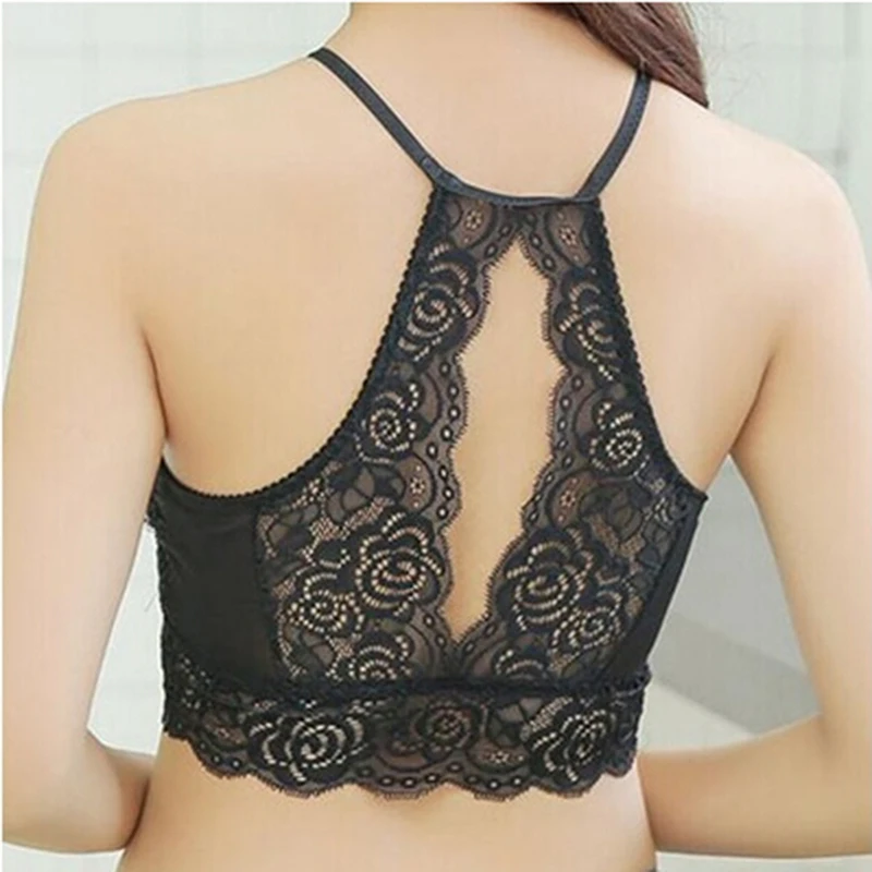Women Ladies Sexy Padded Lace Crop Tops Lace Camisoles Women Vest Leisure Breathable Intimates Padded Caimsole Top