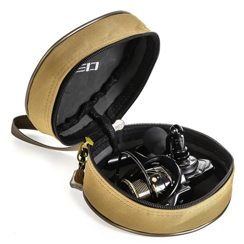 

2019 Fishing Reel Accessories Tackle Bag Double Layer Canvas Portable Lures Box Backpack Sport Camping Hiking Fish