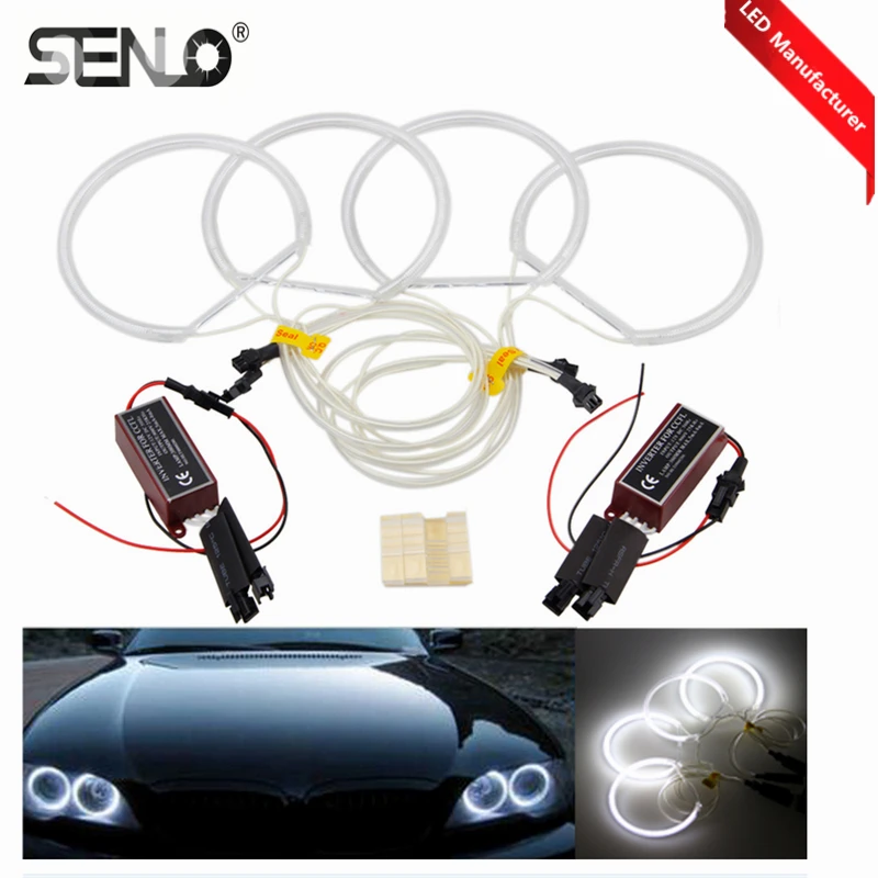 

E36 E39 LED Halo Ring Marker Light CCFL RGB Multi Color Ultra Brightness LED Angel Eyes For BMW In Car Headlight Angel Eye Lamp