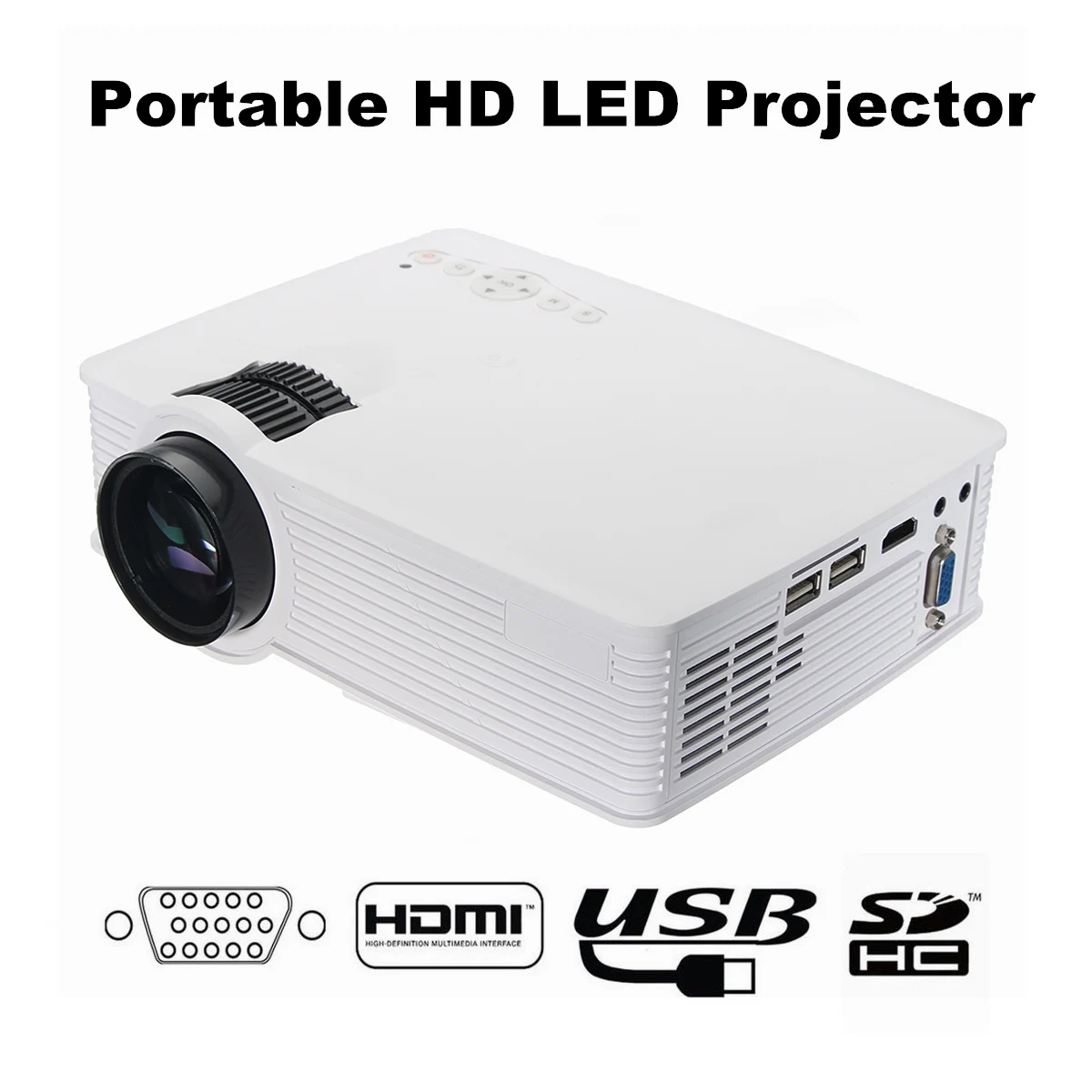Thinyou GP-9 White Wifi version LED Projector 3000 Lumens 1080p Full HD Led Projector Digital Home Theater Thinyou GP-9 White Wifi version LED Projector 3000 Lumens 1080p Full HD Led Projector Digital Home Theater
