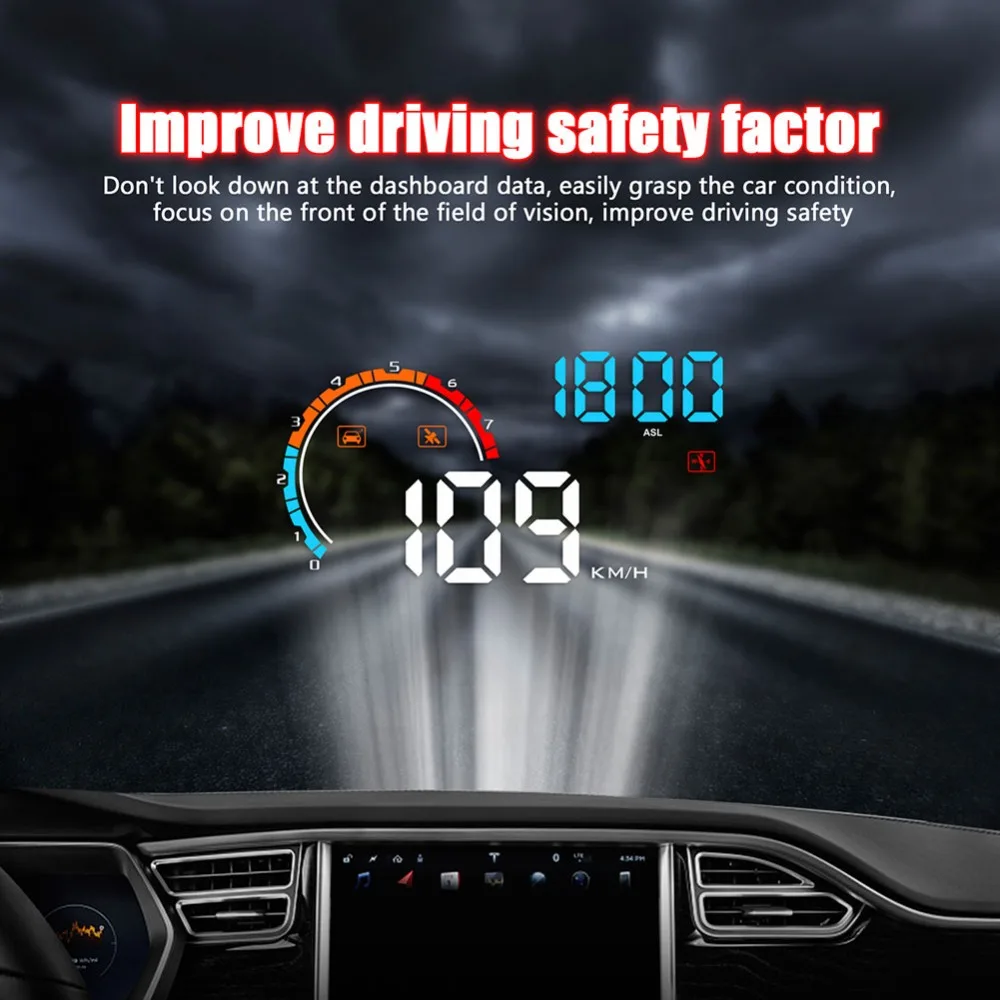 Универсальный автомобильный концентратор OBD2/GPS проектор с дисплеем на лобовое