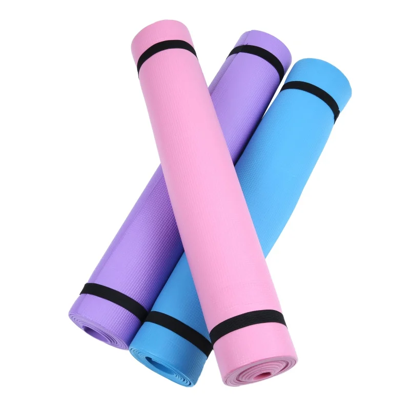 4MM Thick EVA Comfort Foam Yoga Mat for Exercise, Yoga, and Pilates