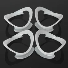 4 шт. часы Ya рот белый O-shape открывалка Ретрактор для щек, губ Ортодонтическая скобка открывалка расширитель Отбеливание Зубов Стоматологический материал