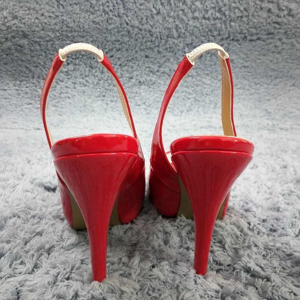 CHMILE CHAU/пикантные модельные вечерние туфли; женские туфли-лодочки с открытым носком на высоком каблуке-шпильке; zapatos mujer; большие размеры 10; S1