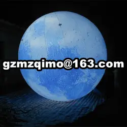 DDU Бесплатная доставка Надувные Воздушные шары Луны с светодиодный свет/большие надувные шары-планеты воздушный шар на природе реклама